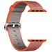 Curea iUni compatibila cu Apple Watch 1/2/3/4/5/6/7, 42mm, Nylon, Woven Strap, Red Velvet